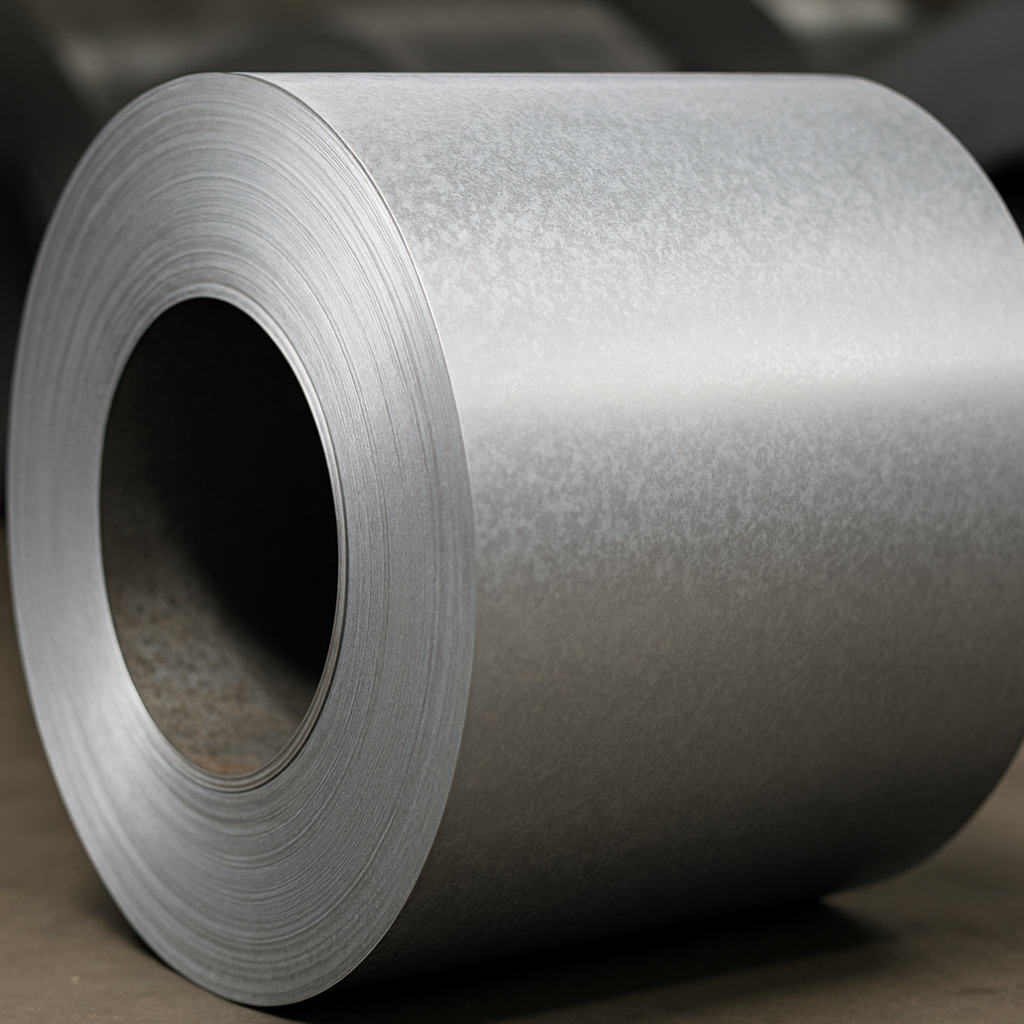 Galvannealed steel coil